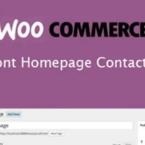 Storefront Homepage Contact Section AddOn