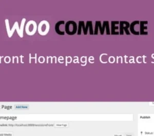 Storefront Homepage Contact Section AddOn