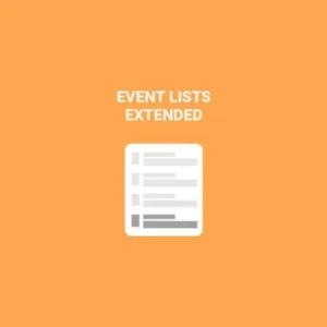 EventOn Events Lists Extended Addon