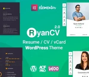 RyanCV – CV Resume Theme