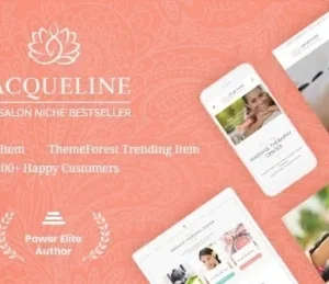 Jacqueline | Spa & Massage Salon Beauty WordPress Theme + Elementor
