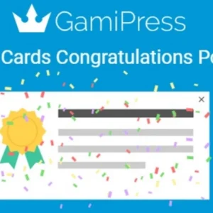 GamiPress Points Cards Congratulations Popups