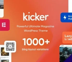 Kicker – Multipurpose Blog Magazine WordPress Theme