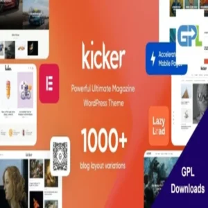 Kicker – Multipurpose Blog Magazine WordPress Theme