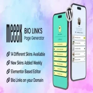 Meeek – Elementor Bio Links Builder for WordPress