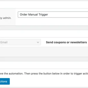 ShopMagic Manual Actions