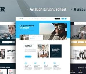 Winger – Aviation & Flight School WordPress Theme