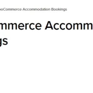 WooCommerce Accommodation Bookings